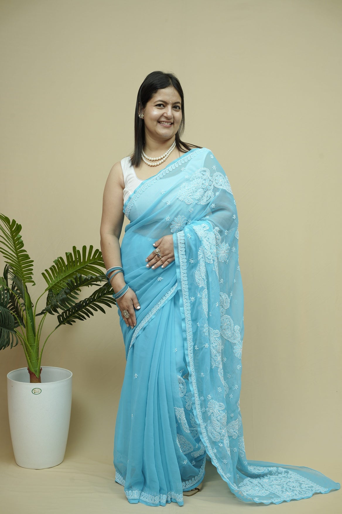 Riva Chiffon Bouch Saree