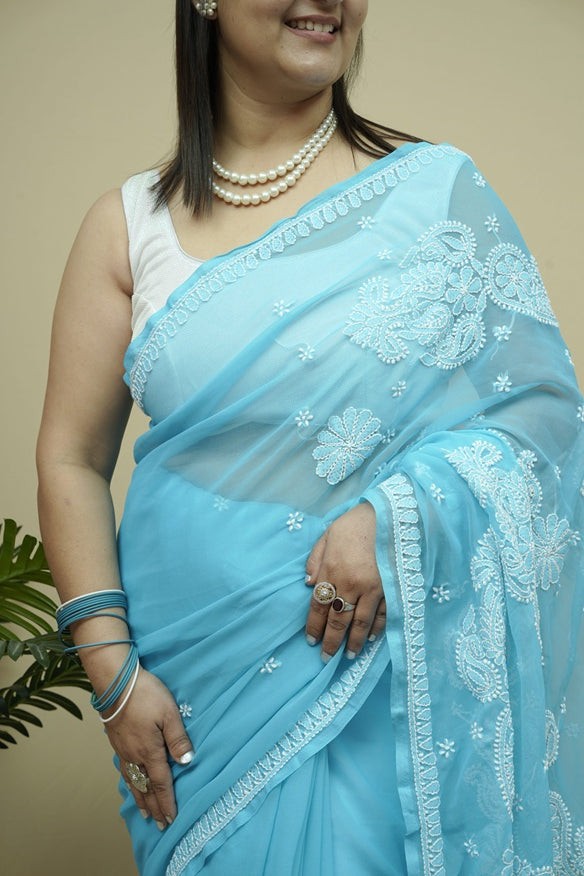 Riva Chiffon Bouch Saree