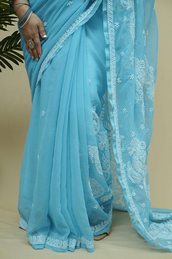 Riva Chiffon Bouch Saree