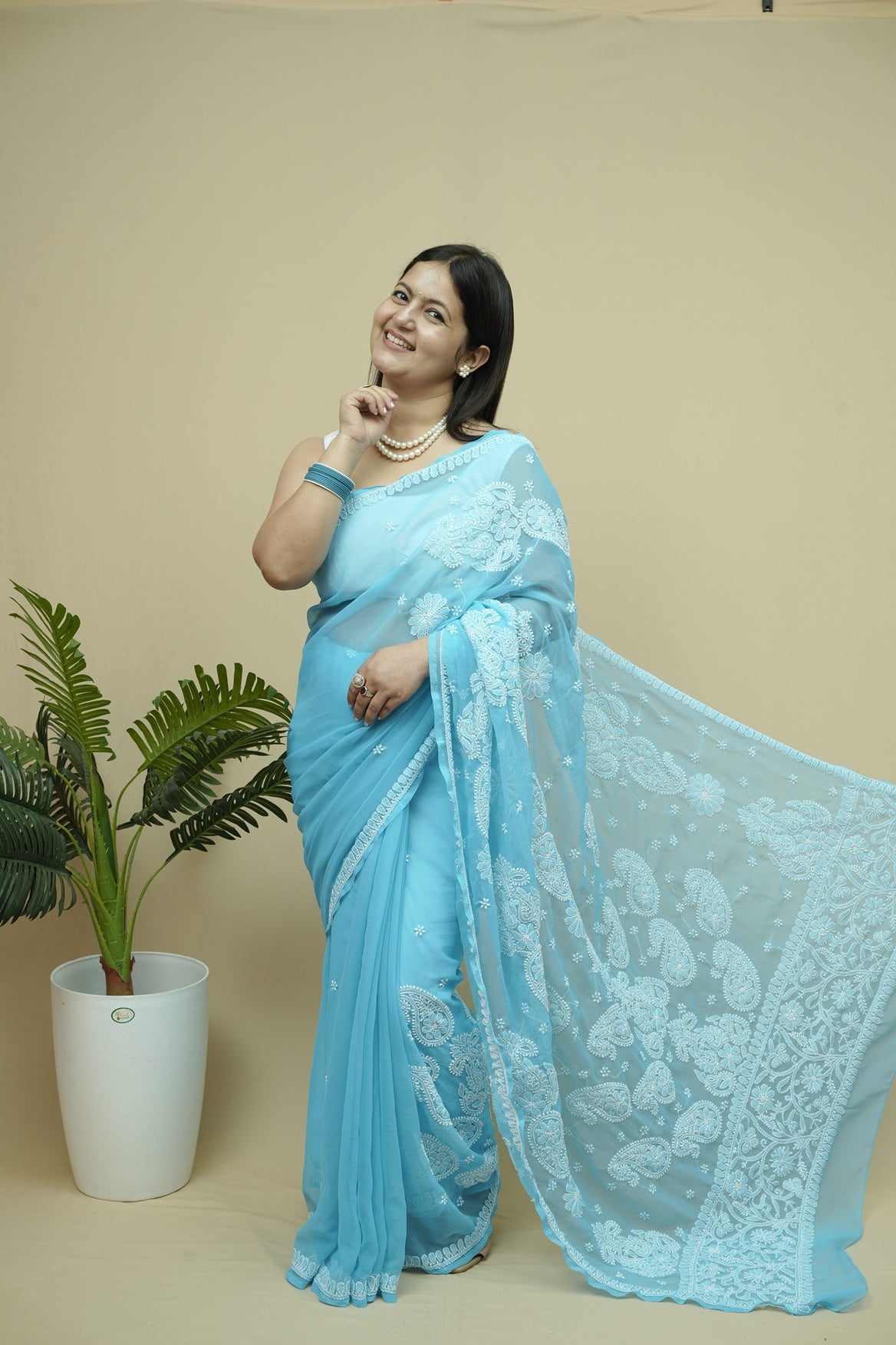 Riva Chiffon Bouch Saree